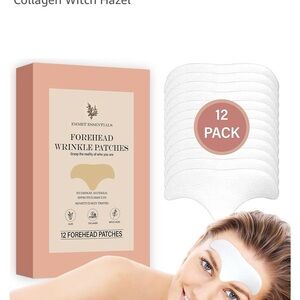 Essential Forehead Wrinkle Patches 12 collagen aloe witch hazel reduce fine line